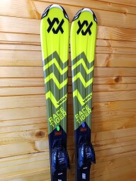 LYŽE VOLKL RACETIGER JR YELLOW 130CM --MODEL 2025--
